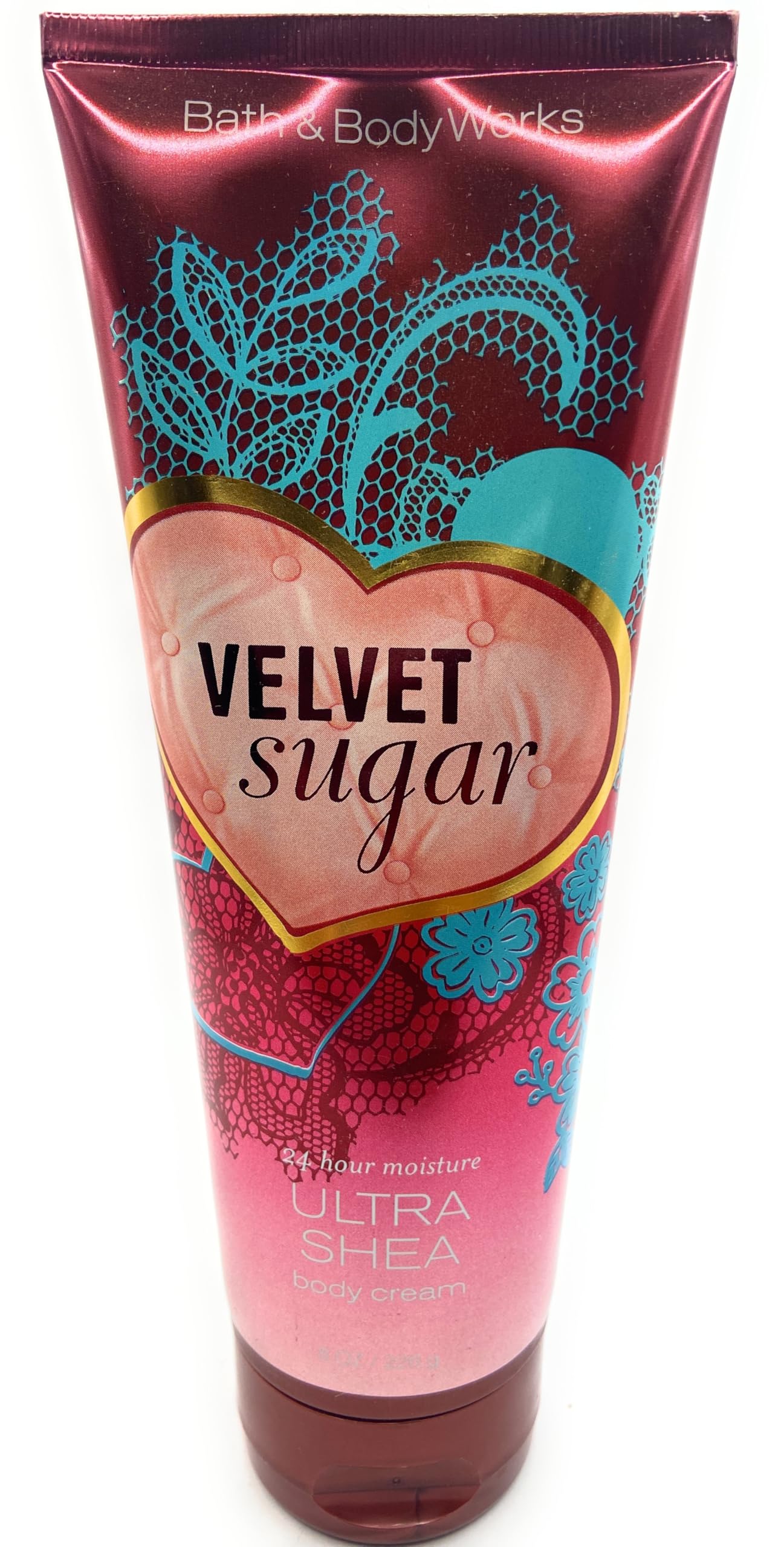 Bath and Body Works Velvet Sugar 24 Hour Moisturizing Body Cream - 8 oz / 226 g Beauty & Personal Care Bath & Body Works