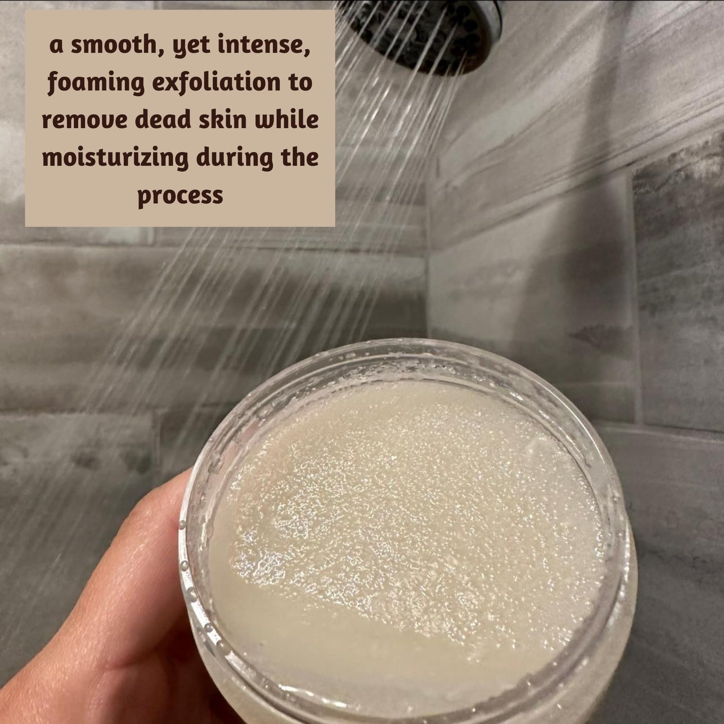 The Lotion Company Sugar Scrub Exfoliating Body Wash, Paraben Free, Cruelty Free, Made in USA, Bath and Shower Exfoliator, Baby Powder Fragrance Scent Beauty & Personal Care The Lotion Company