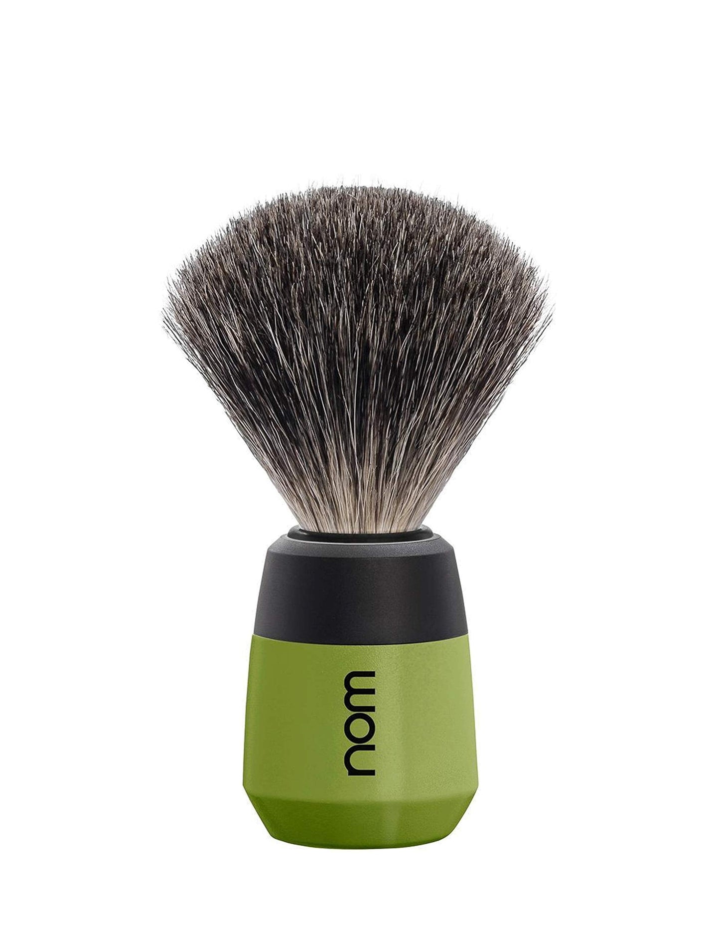 Nom Max Pure Badger Shaving Brush, Olive Beauty and Personal Care nom
