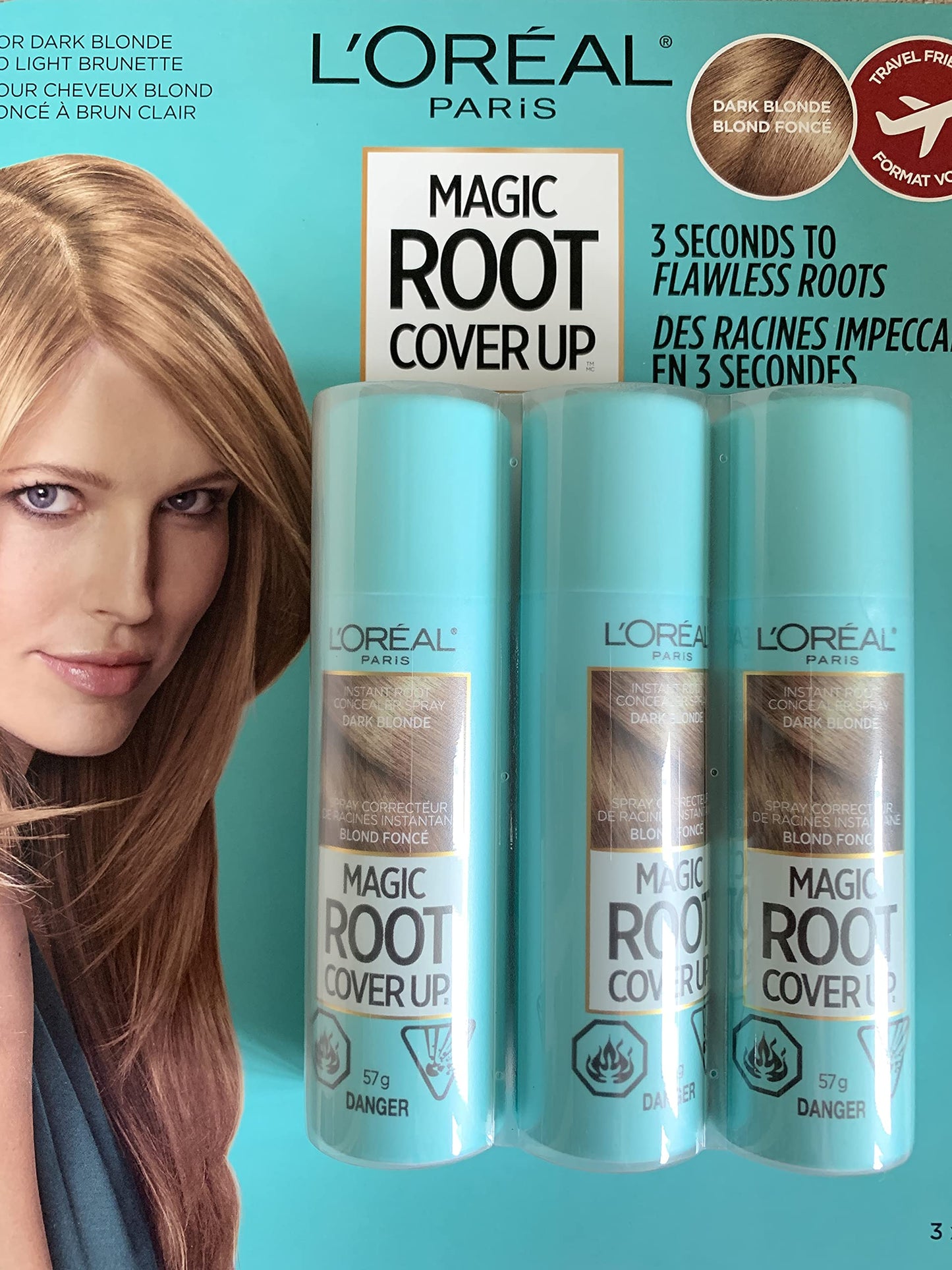 L'Oreal Magic Root Cover Up Dark Blonde, 2 Ounce Pack Of 3, 2 Ounce Beauty & Personal Care L'Oreal Paris