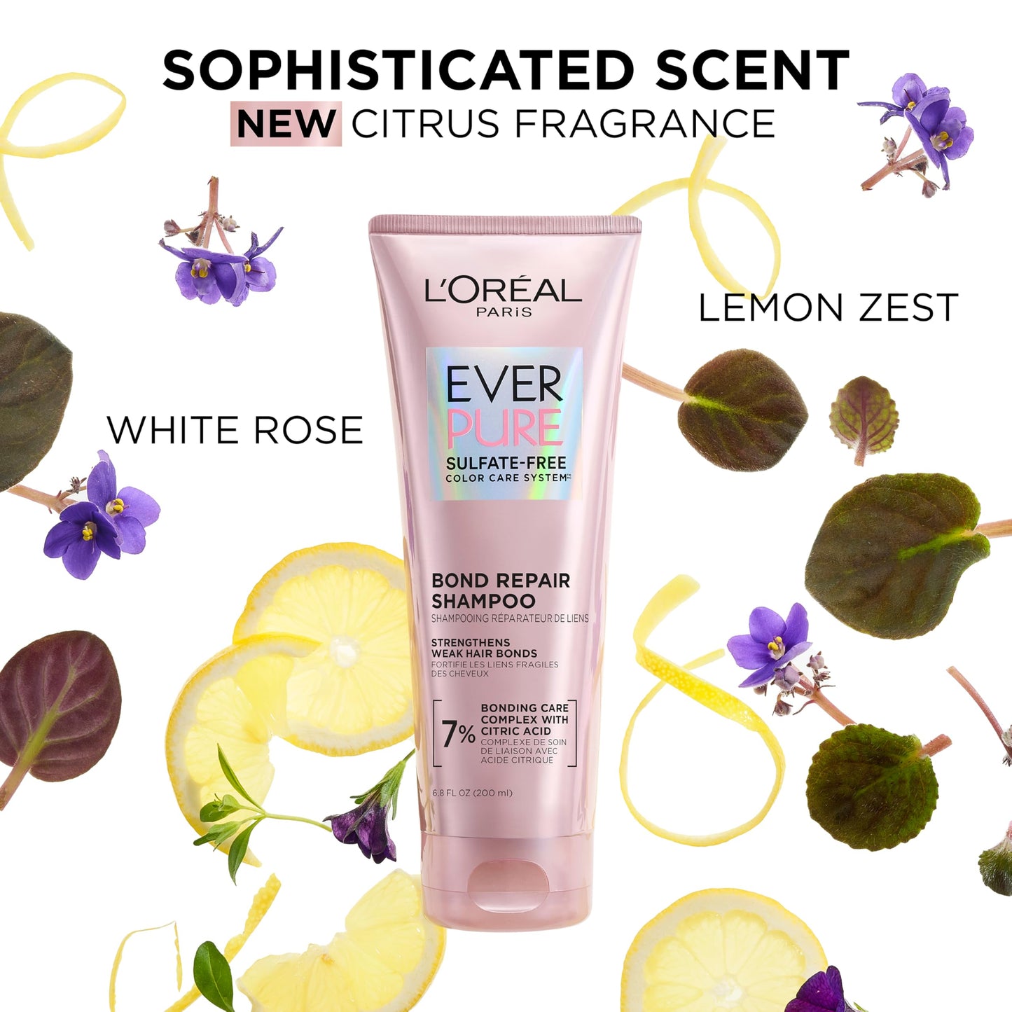 L'Oreal Paris Bonding Conditioner for Color Treated Hair, Strengthen and Repairs Weak Hair Bonds, Sulfate Free & Vegan Hair Care, EverPure, 6.8 Fl Oz Beauty & Personal Care L'Oreal Paris