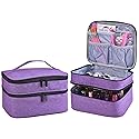 ZFZGFRCS Nail Polish Organizer- Holds 30 Bottles Nail Supply Organizers and Storage Double-layer Nail Bag Organizer Case Nail varnish Organizer Nail Beauty & Personal Care ZFZGFRCS