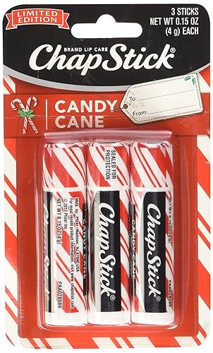 Chapstick Limited Edition Candy Cane a Pack of 3 Beauty & Personal Care ChapStick