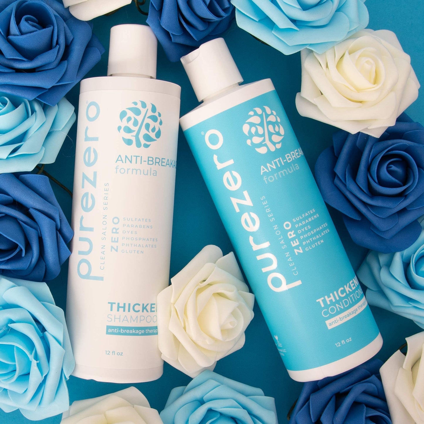 Purezero Anti-Breakage & Thickening Shampoo Conditioner set, For Hair Loss & Hair Thinning, With Biotin, Vitamin C, Caffeine and Saw Palmetto, 100% Beauty & Personal Care Purezero