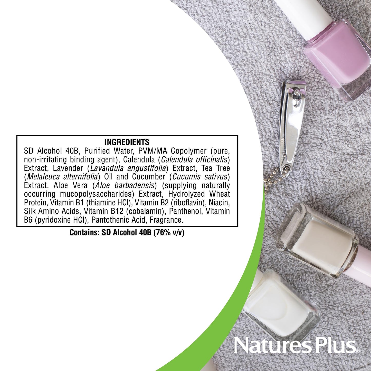 NaturesPlus Ultra Nails Nutrient-Activated Strengthener - .25 fl oz - Naturally Strengthens Nails & Cuticles - Conditions Nails With Aloe, Calendula Beauty & Personal Care NaturesPlus
