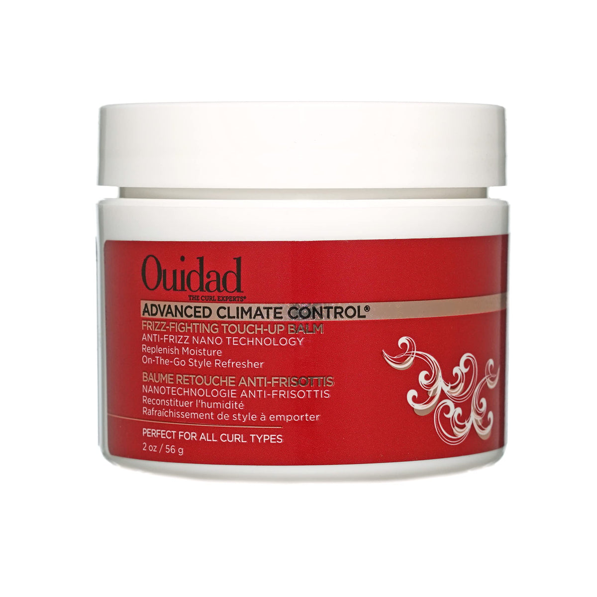 Ouidad Advanced Climate Control Touch-Up Hair Balm - 2 oz, Curl Refresher, Anti-Frizz Nano Technology, Redefine Curls & Help Prevent Breakage, Ideal Beauty & Personal Care Ouidad