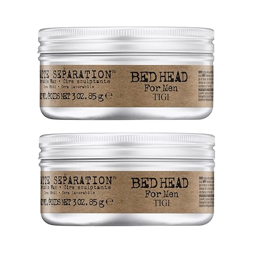 TIGI Bed Head for Men Matte Separation Workable Wax - Use for Strong Hold - For Men's Hairstyles - Use on Damp or Dry Hair - Premium Strong Hold Hair Beauty & Personal Care Bed Head
