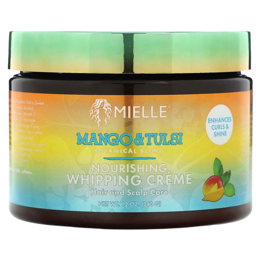 Mielle Nourishing Whipping Creme Mango & Tulsi 12 Oz (Pack of 1) Beauty & Personal Care Mielle Organics