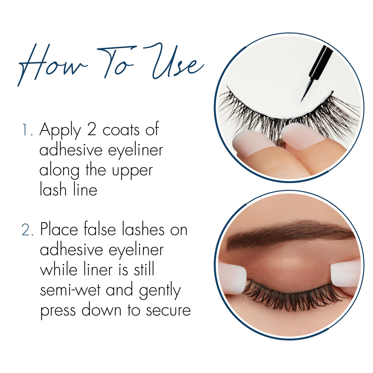 DUO Line It Lash It Lash Glue Liner - Metallic Blue, 2-in-1 Eyeliner & Eyelash Adhesive for Strip & Cluster Lashes, 0.12 oz Beauty & Personal Care DUO