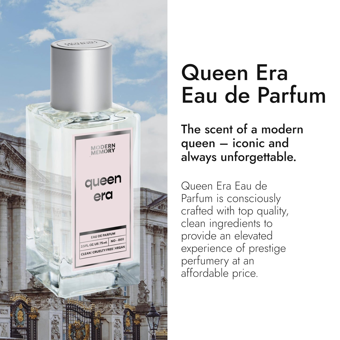 Modern Memory Queen Era Eau de Parfum for Women, 2.5 fl oz - Notes of Lychee, Rose & Vanilla Cashmere Beauty & Personal Care Modern Memory
