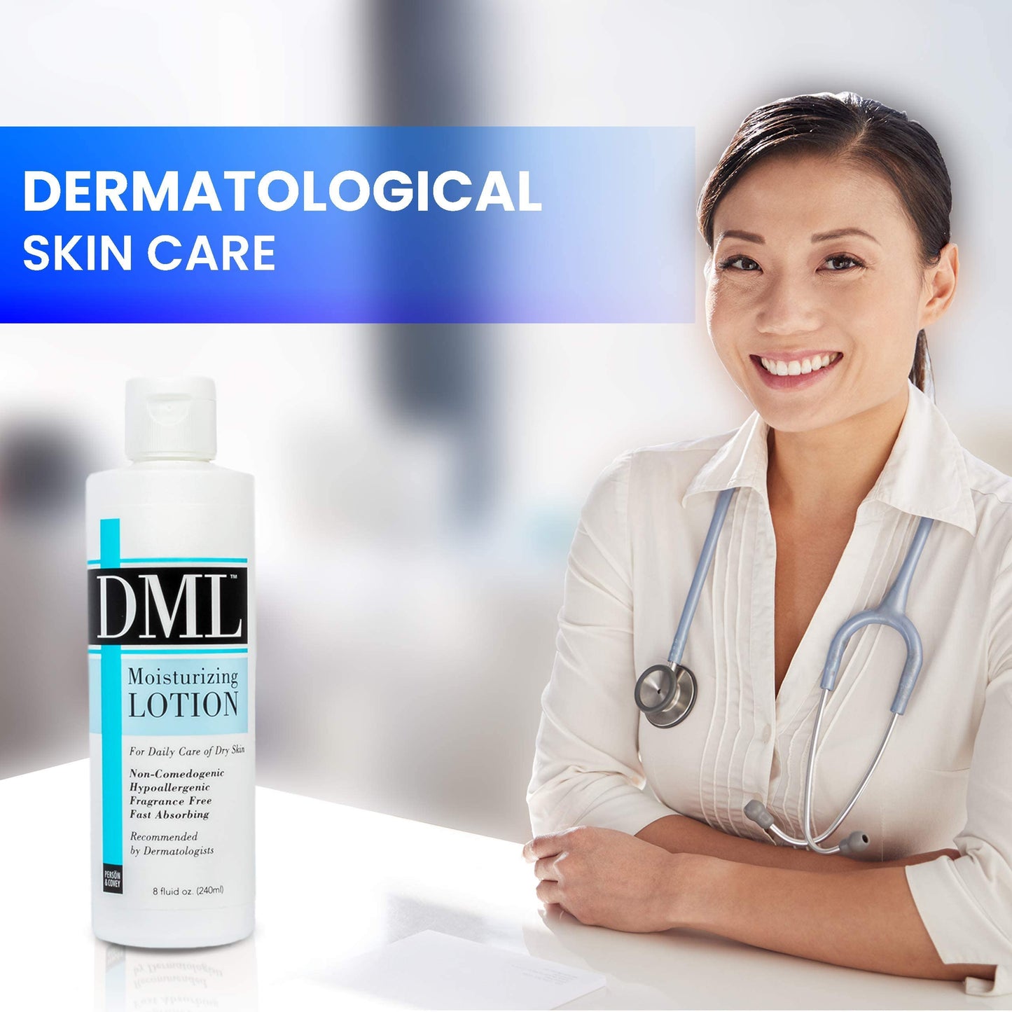 Dml Moisturizing Lotion, Fragrance Free - 8 Oz Beauty & Personal Care DML