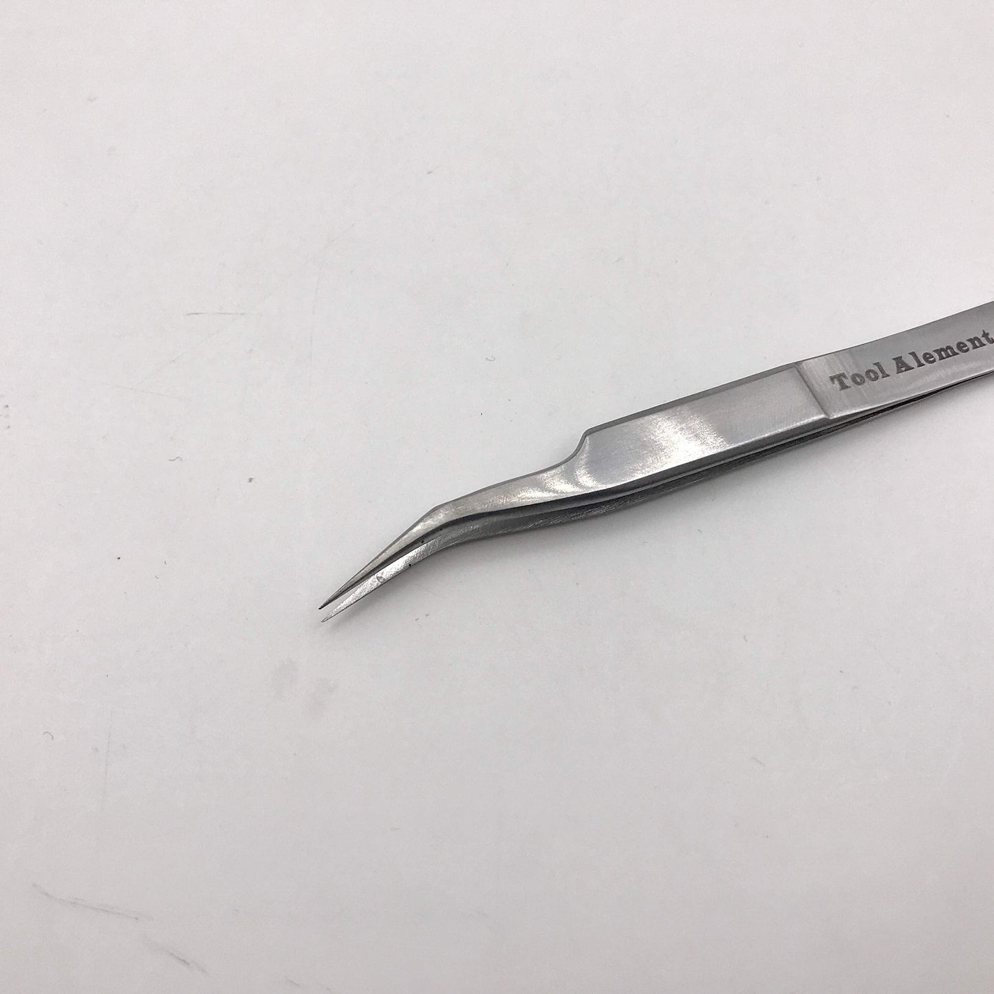 Tool Alement Canadian Stainless Steel 14cm Long Tip Eyelash Tweezer M-PK14-8006 Beauty & Personal Care Tool Alement