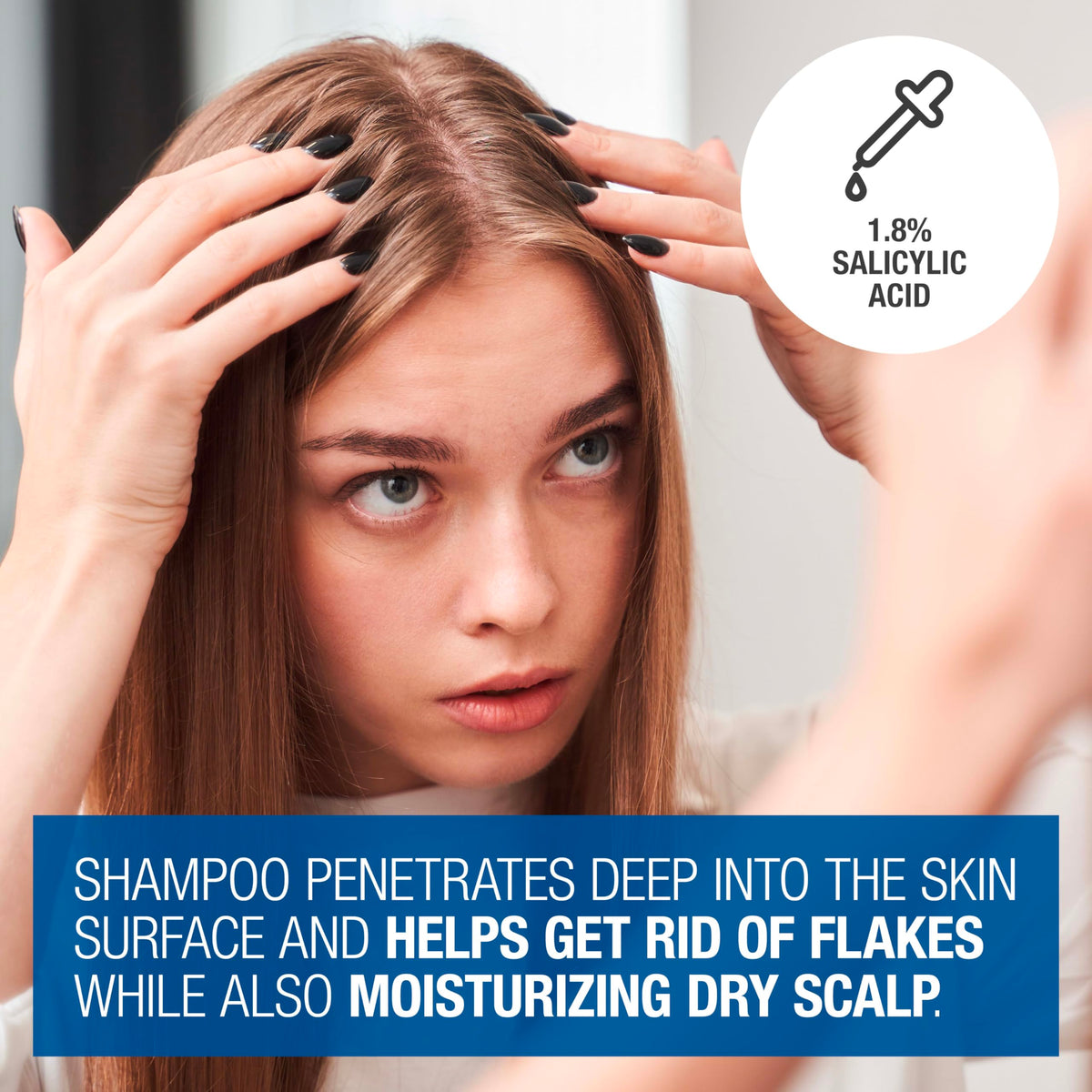 Neutrogena Scalp Therapy Anti-Dandruff Shampoo Daily Control, 1.8% salicylic acid, with fragrance of warm vanilla & toasted coconut notes, 12 fl oz Beauty & Personal Care Neutrogena