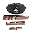 G.B.S Men’s Handmade Comb Set, Pure Synthetic Hair Brush, Dressing Comb, Pocket Comb, Mustache Comb and Military Style Hair Brush Beauty & Personal Care G.B.S