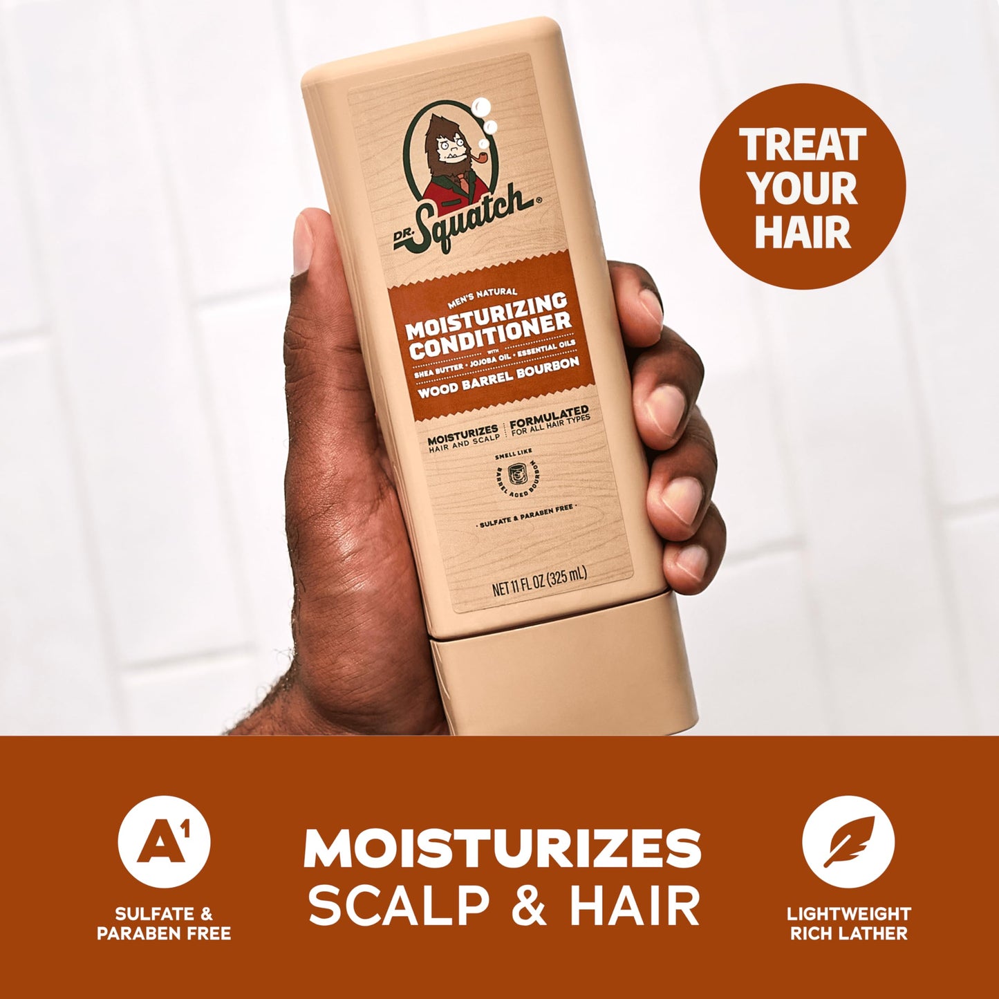 Dr. Squatch Men's Natural Shampoo and Conditioner Set - Sulfate & Paraben Free Natural Shampoo and Conditioner for Men - Scalp Nourishing Formula Beauty & Personal Care Dr. Squatch