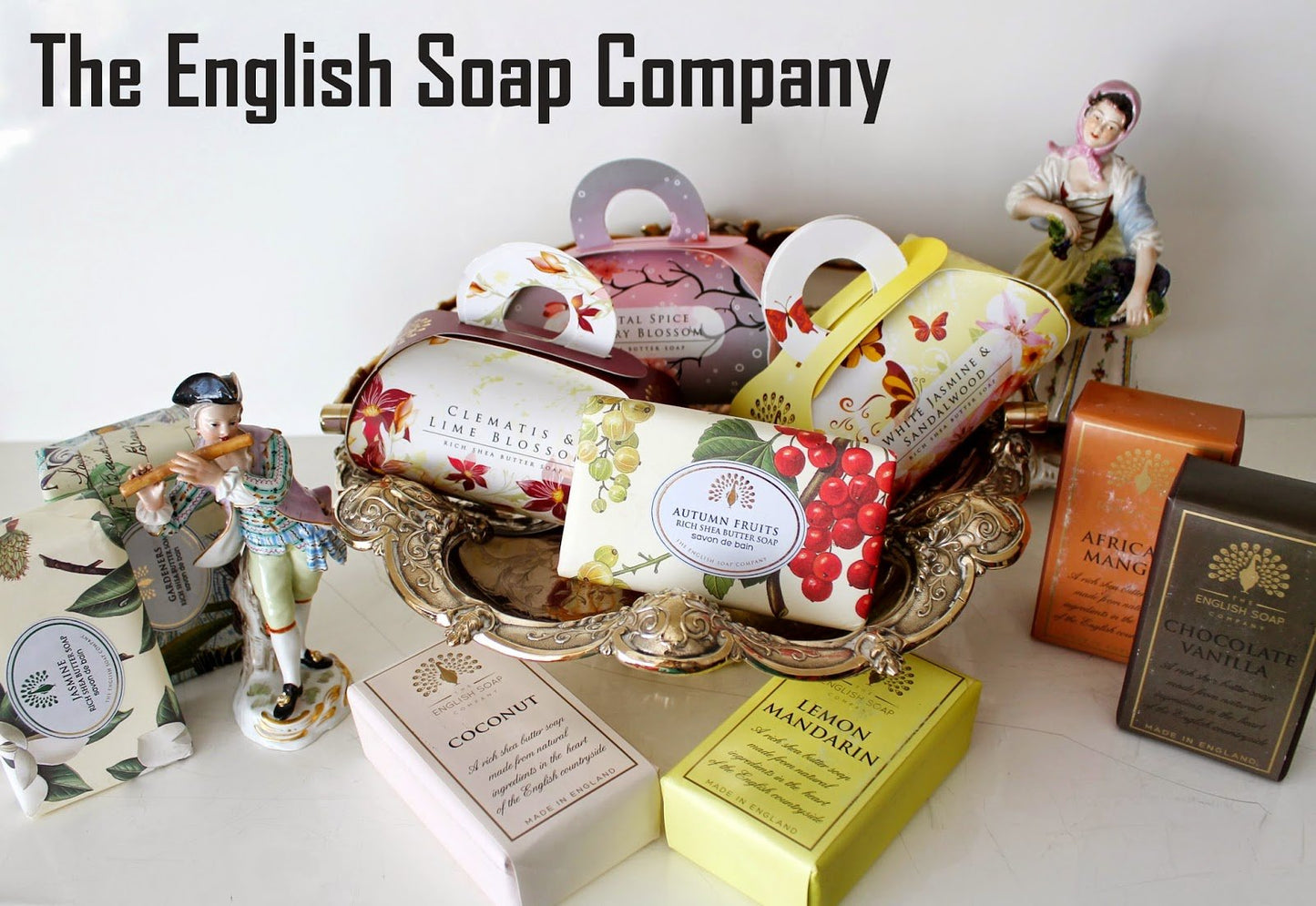 The English Soap Company, Large Gift Bag Bath Soap, Oriental Spice and Cherry Blossom, 260g Beauty & Personal Care The English Soap Company