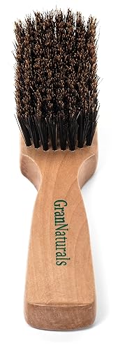GranNaturals Soft Mens Boar Bristle Hair Brush - Natural Wooden Club Style Wave Hair Brush for Men - Styling Beard Hairbrush for Fine, Thin or Thick Beauty & Personal Care GranNaturals