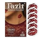 Fazit Makeup Patches - Love Bite - Glow Up Make-Up Patches - Cute Glitter Makeup Accessories For Women - Cosmetic Glitter For Face Beauty & Personal Care Fazit