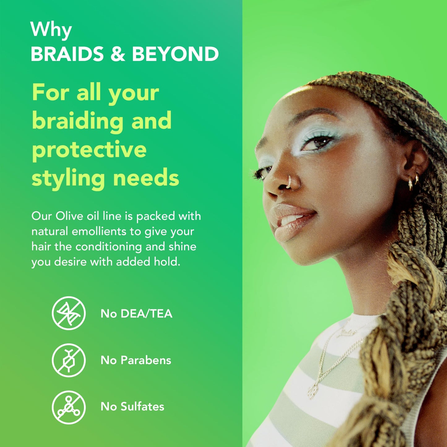 Eco Style Braids & Beyond 5-N-1 Styling Foam, Moisturizes & Seals Beauty & Personal Care Eco Style