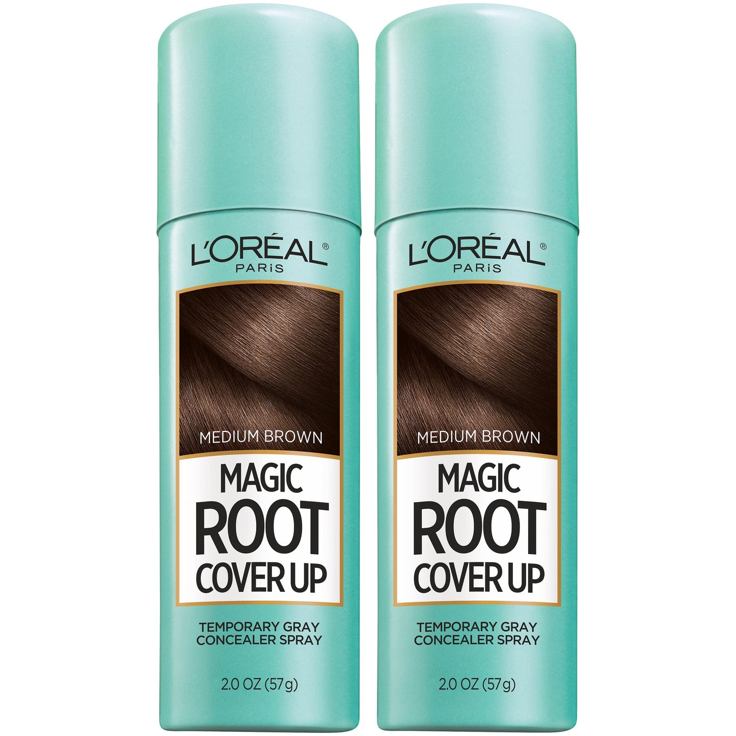 L'Oreal Paris Magic Root Cover Up Gray Hair Spray, 100% Gray Hair Coverage with Buildable, Lightweight, Transfer-Resistant, and Temporary Formula Beauty & Personal Care L'Oreal Paris