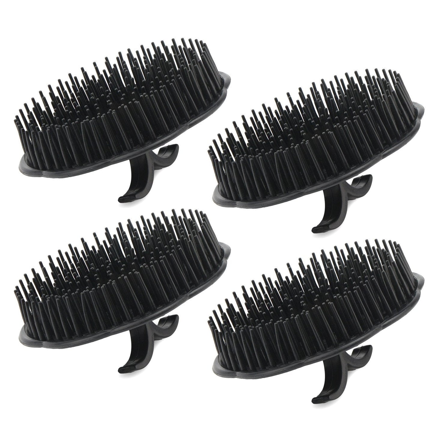 Segbeauty Mens Shampoo Brush, 4pcs Scalp Massage Brushes, Massage Hair Brush Floriated Shower Comb for Deep Cleaning Hair Men's Hand Brush Plastic Beauty & Personal Care Segbeauty