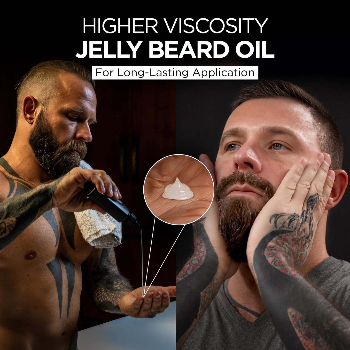 Bossman Jelly Beard Oil for Men (4 oz, Royal Oud Scent) - Softens, Moisturizes & Conditions with Natural Ingredients Beauty and Personal Care Bossman