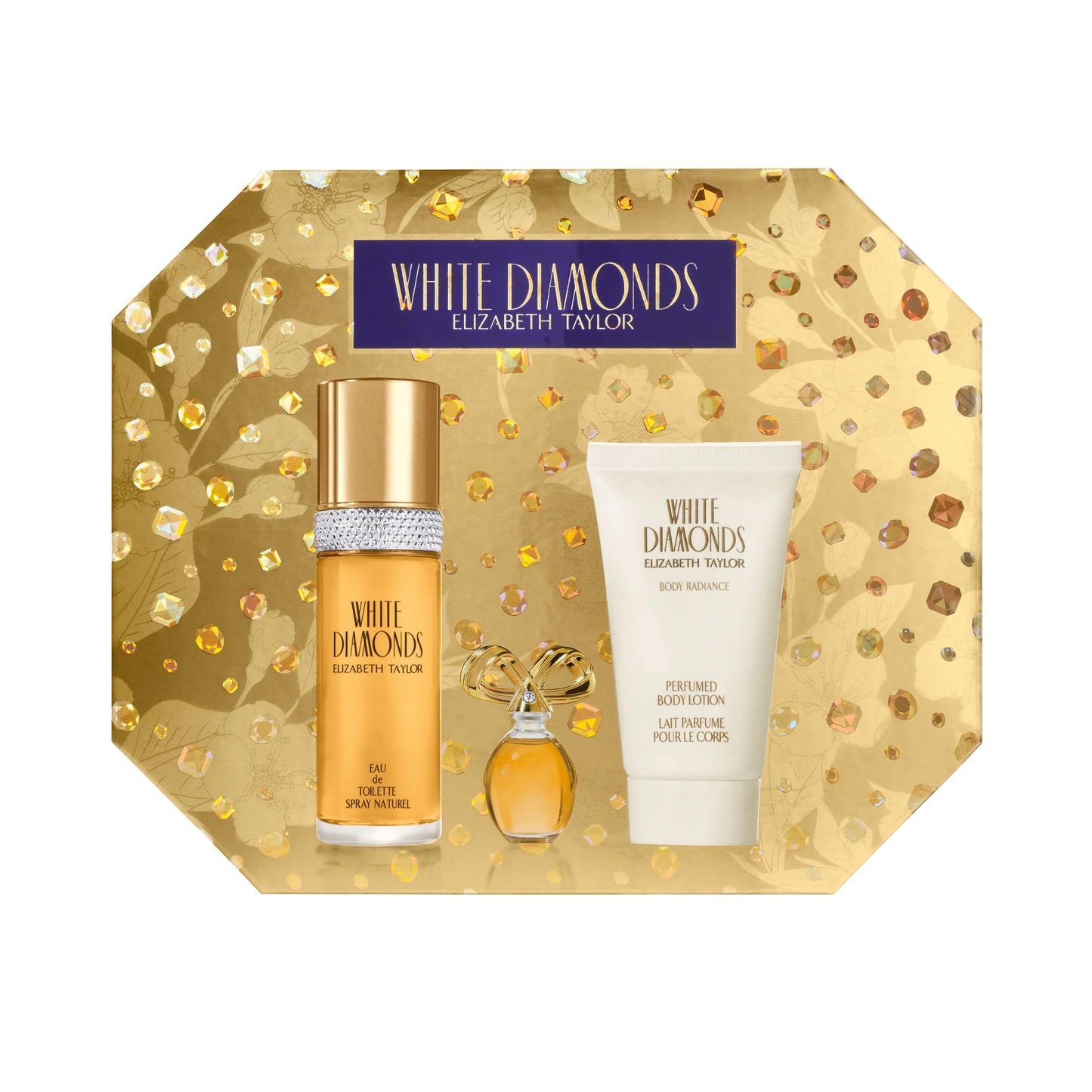 Elizabeth Taylor White Diamonds Women's Perfume Set, Body Lotion, Eau de Toilette & Parfum Replica, 3 Piece Set, 1.0 fl. oz Beauty & Personal Care Elizabeth Taylor