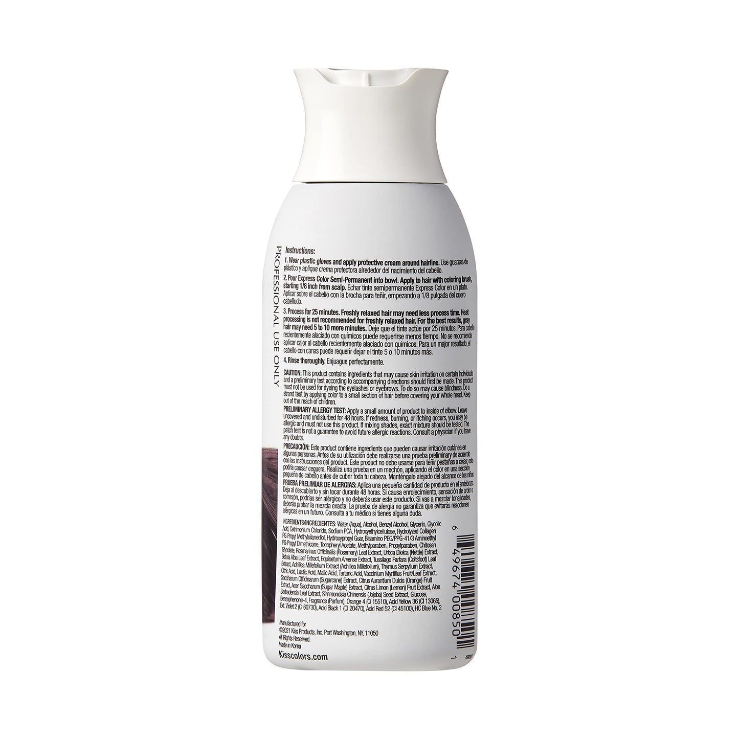 Kiss Express Color #K99 Semi- Permanent Jet Black 3.5 Ounce (Pack of 2) Beauty & Personal Care Kiss