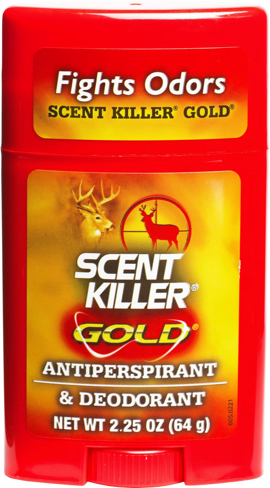 Scent Killer Gold Unscented Deodorant and Antiperspirant for Hunting Scent Control Beauty and Personal Care WILDLIFE RESEARCH CENTER