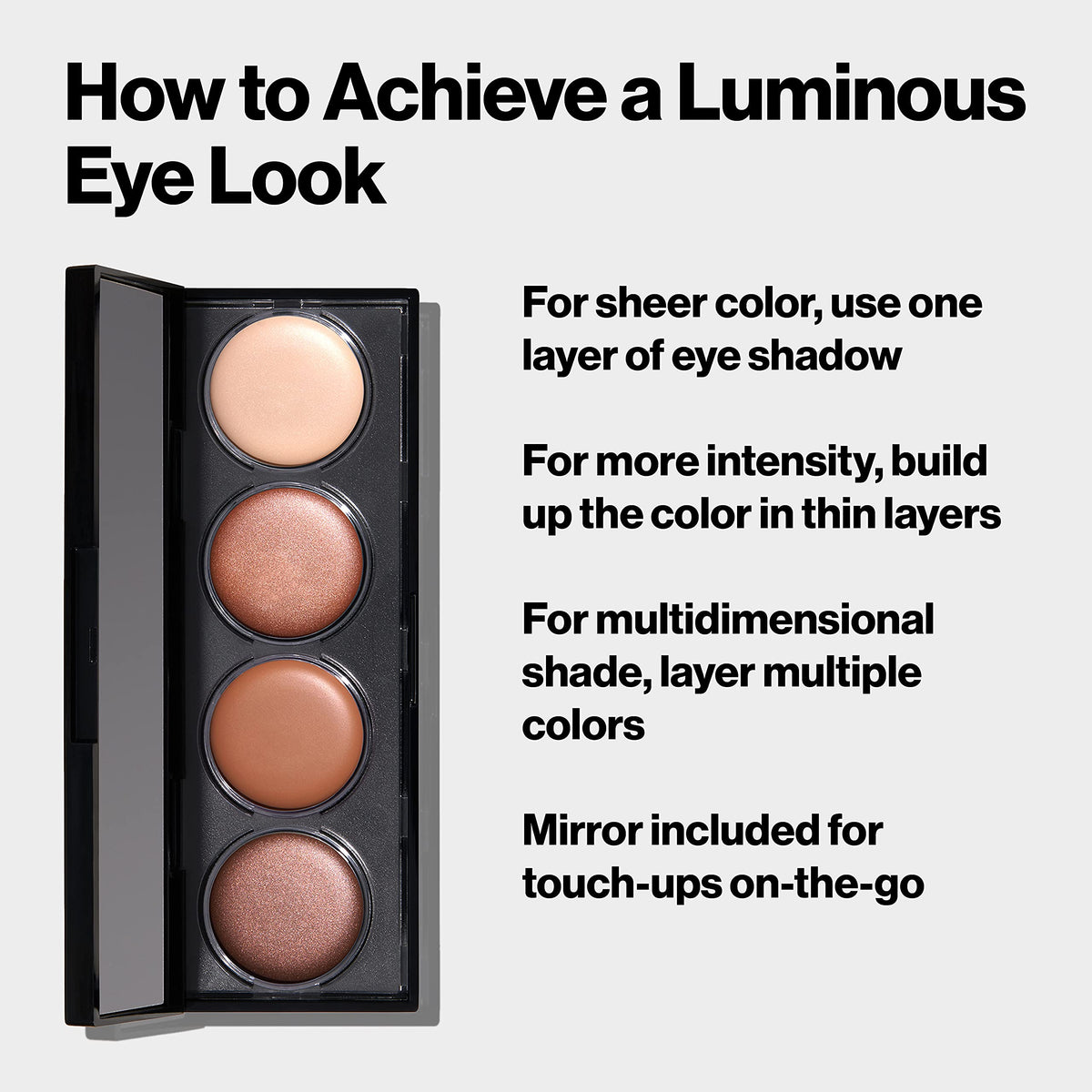 Revlon Crème Eyeshadow Palette, Illuminance Eye Makeup with Crease- Resistant Ingredients, Creamy Pigmented in Blendable Matte & Shimmer Finishes, 710 Beauty & Personal Care REVLON