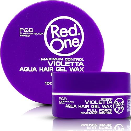 Redone Hair Styling Wax Violetta 150ml | Strong Hold & High Shine Gel Wax for Men & Women | Lavender Scent | Long Lasting Edge Control & Wet Look Hair Beauty & Personal Care Redone