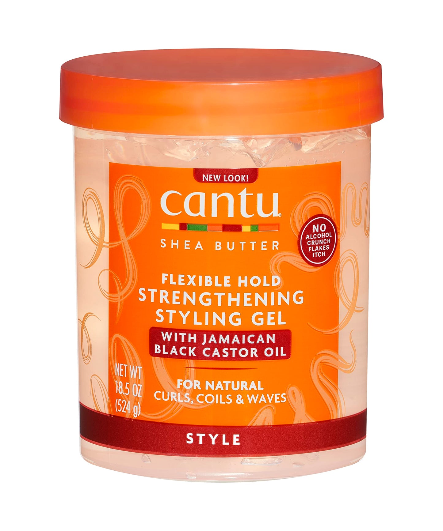 Cantu shea butter maximum hold strengthening styling gel with jamiaican black castor oil, 18.5 Ounce Beauty & Personal Care Cantu