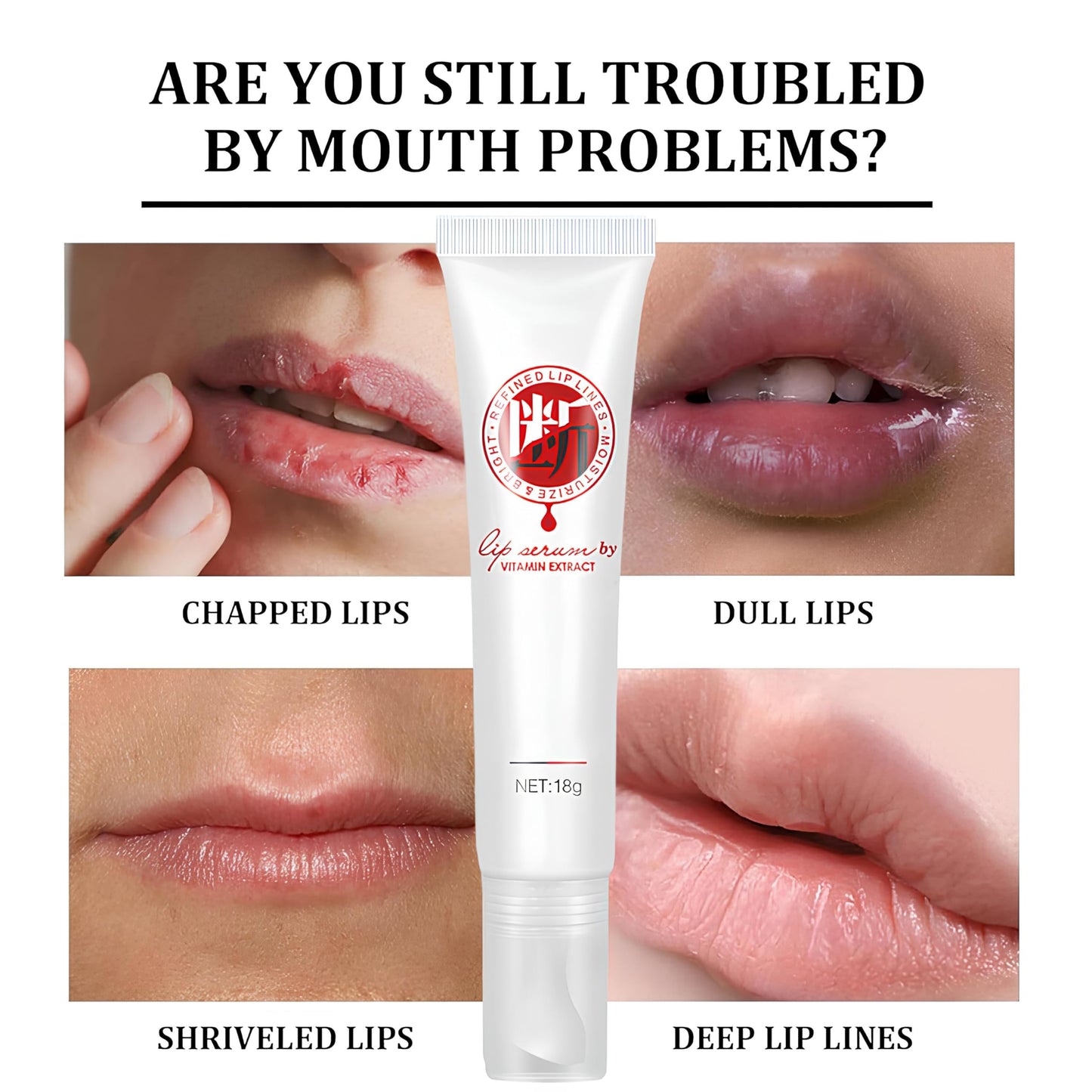 Jinshane Lip Serum by Vitamin Extract, Lip Lightening for Dark Lips, Lip Balm Dark Lip Treatment for for Smokers and Non-smokers, Lip Brightener Beauty and Personal Care Cappuvini
