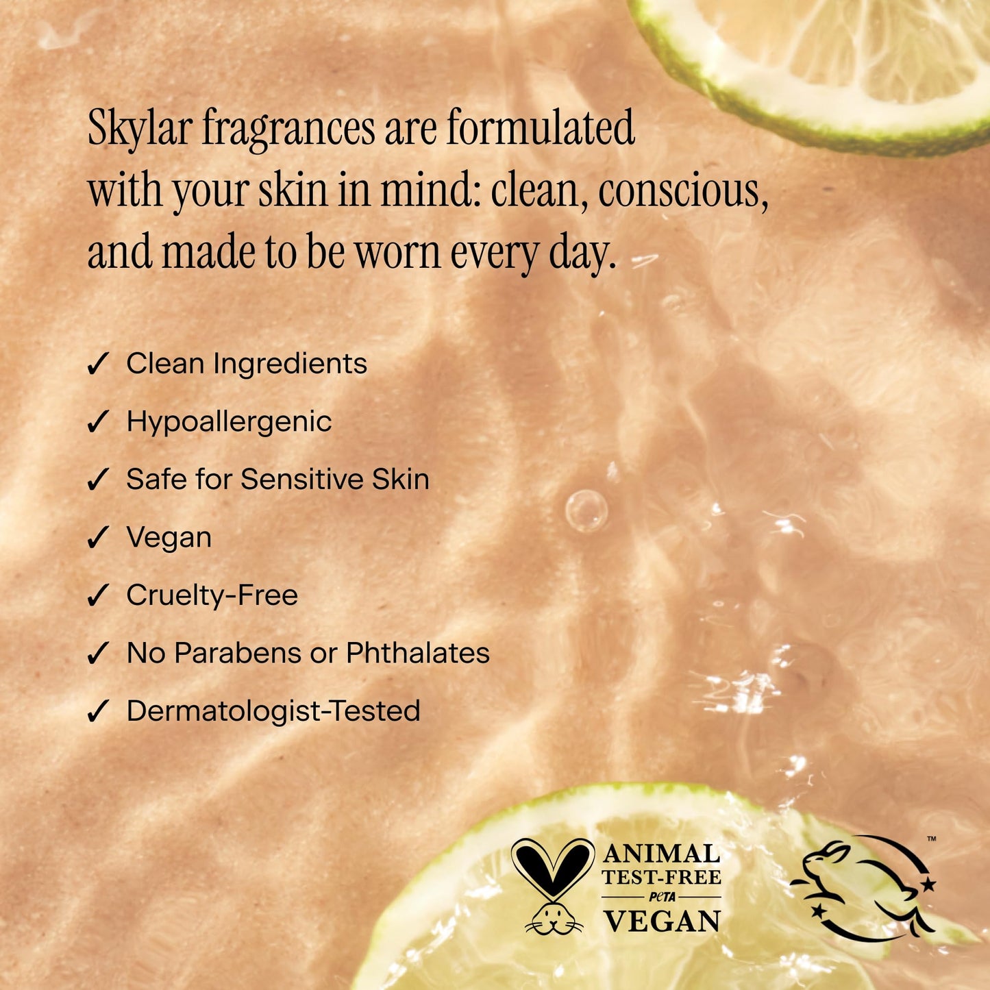 Skylar Lime Sands Travel Spray for Women - Mini Citrus Coconut Perfume, Lime, Sea Salt & Coconut Water Notes - Hypoallergenic, Vegan, Clean Fragrance Beauty & Personal Care Skylar