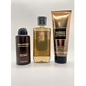 Bath and Body Works Teakwood - Three Piece Men's Collection 8 oz Body Cream, 3.7 oz Deodorizing Body Spray, 10 oz 2-IN-1 Hair and Body Wash Beauty & Personal Care Bath & Body Works