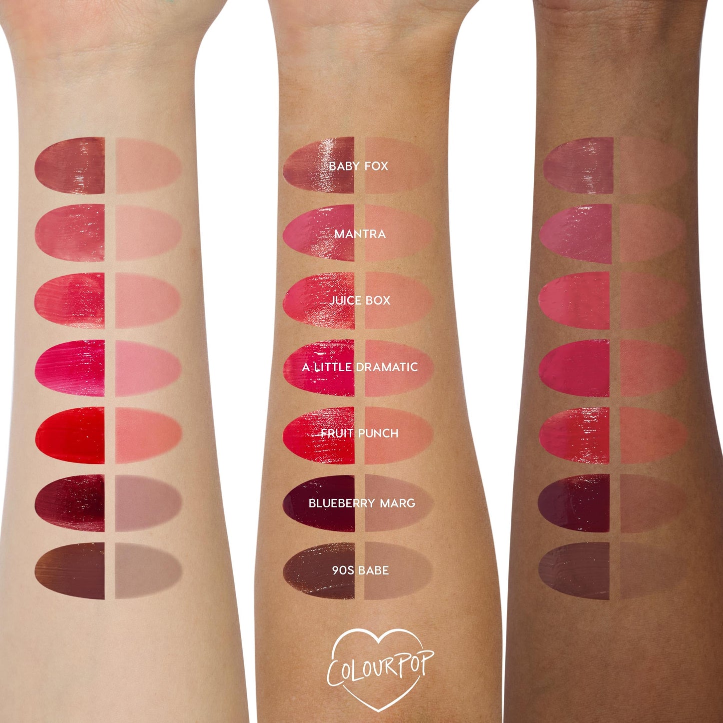 ColourPop HydraPop Glossy Lip Stain Duo - Pink & Warm Nude Hydrating Lip Gloss Set That Fades Into A Soft Tint - Non-Drying & Long-Lasting Beauty & Personal Care ColourPop