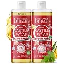 Brittanie's Thyme Pure Castile Liquid Soap Refill (Peppermint, 32 oz Pack of 2) | For Hair & Body, Gentle and Pure, Made with Natural Luxurious Oils Beauty & Personal Care Brittanie's Thyme