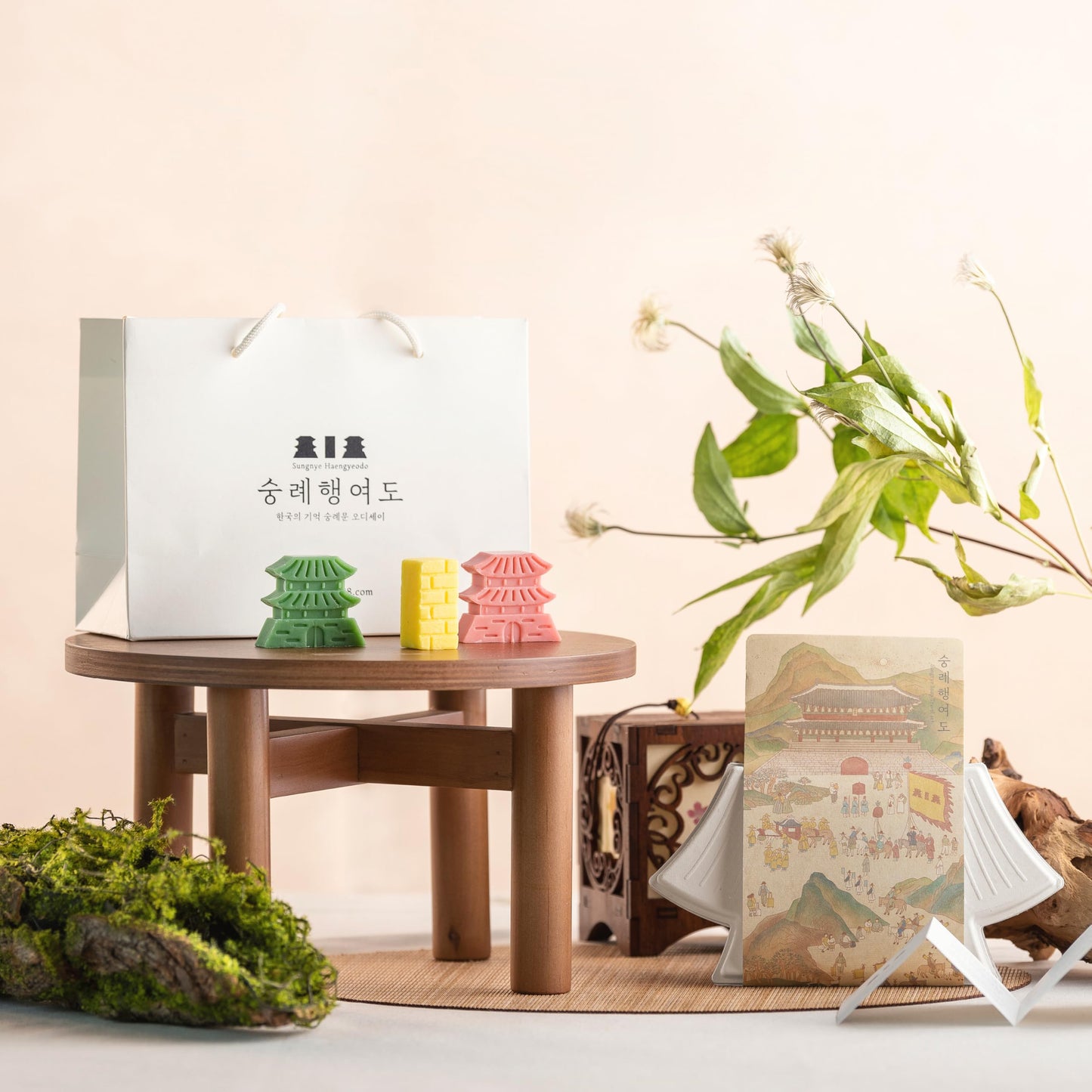 DIGITMON Korean Organic Herbal Handcraft Traditional Soap Travel Set Collection, Soap Bars with Heartleaf, Cica - Best for Souvenir and Gift Beauty & Personal Care DIGITMON