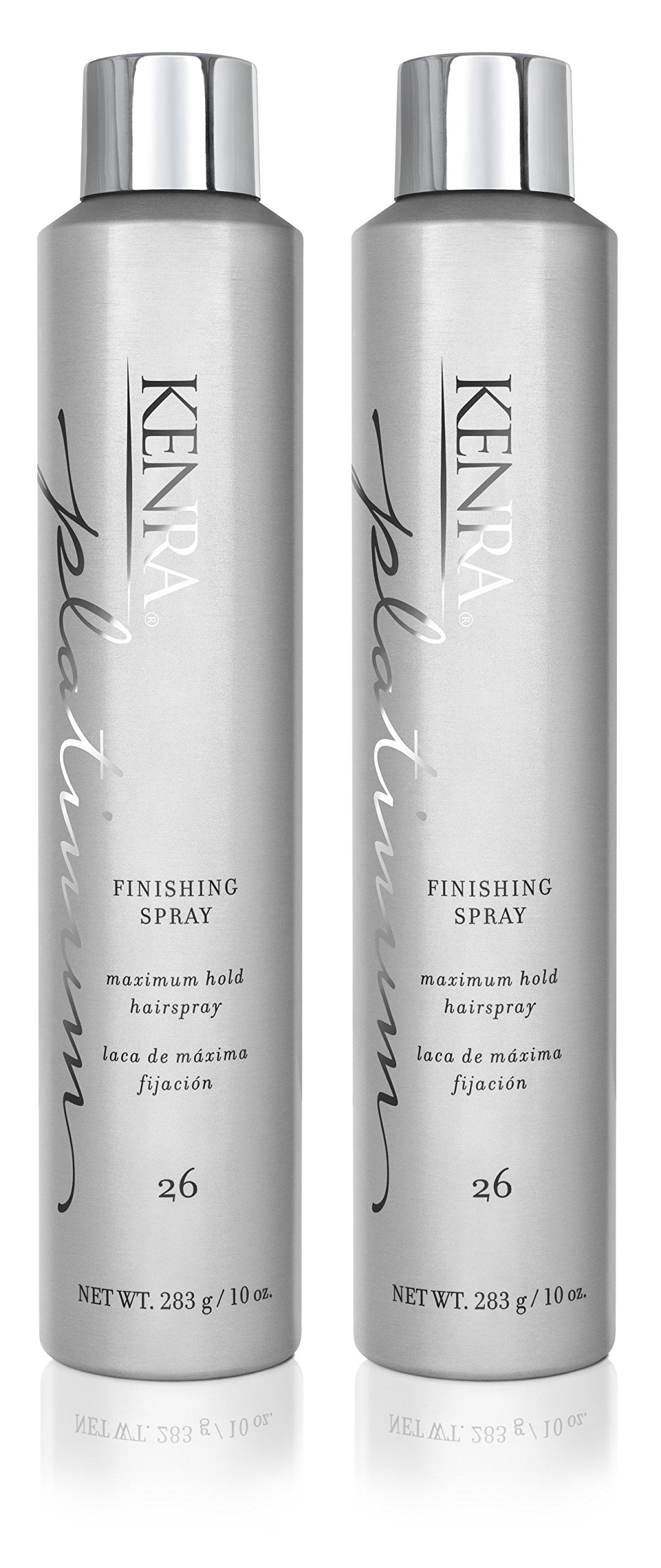 Kenra Platinum Finishing Spray 26 50% | Maximum Hold Hairspray | Fast-drying, Non-Flaking, Non-Drying | Humidity-Resistant |All-Day Style Retention