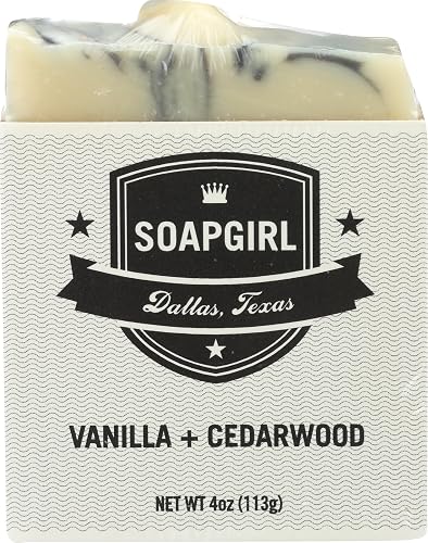 Soapgirl, Soap Bar Vanilla Cedarwood Organic, 4 Ounce Beauty & Personal Care Soapgirl