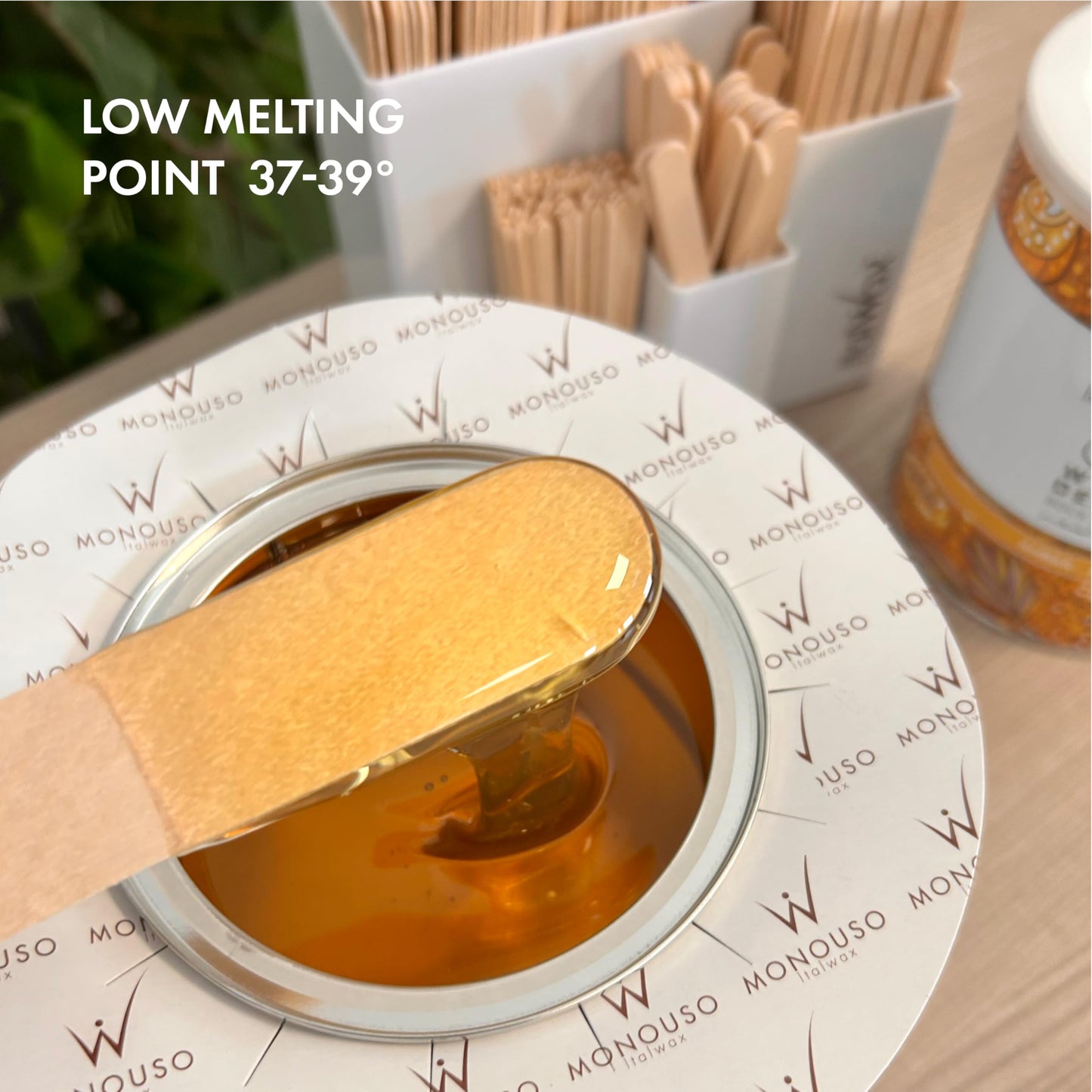 Italwax Flex Amber - 14oz (397 g) - Soft wax tin for hair removal - Uncented - Liposoluble syntetic formulation - Ideal for waxing all body area Beauty and Personal Care Italwax