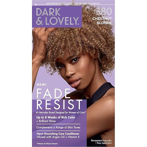 Dark and Lovely Fade Resistant Rich Conditioning Color, No. 380, Chestnut Blonde 1 ea Beauty & Personal Care Dark and Lovely