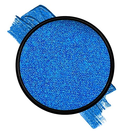 Mehron Paradise FX Metallics - Metallic Dark Blue 1.4 oz | Professional Water Activated Shimmering Metallic Paint for Raves, Costumes, Special Beauty & Personal Care Mehron