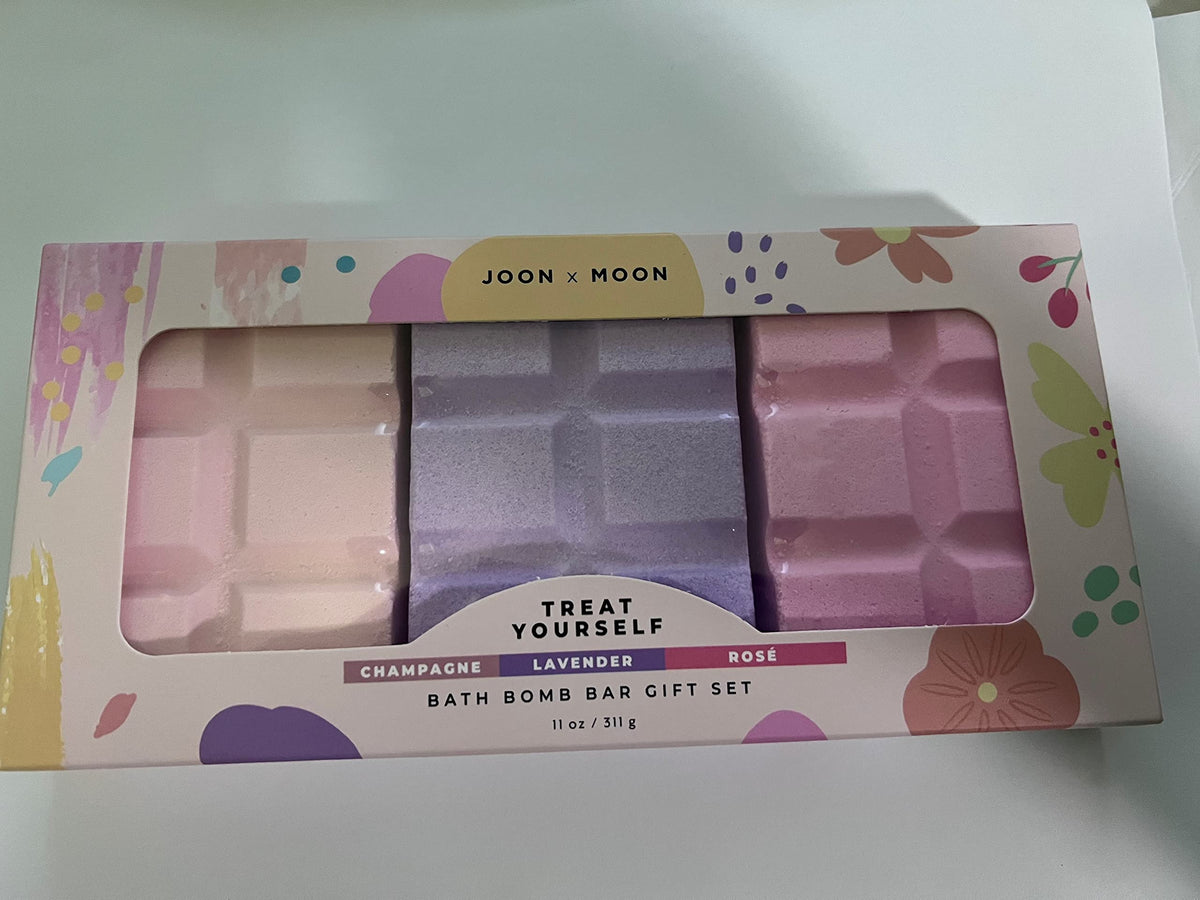 Joon X Moon Bath Bomb Gift Set, Lavender-Champagne-Rose 11 oz, Soothing Bath Soak for Relaxation and Hydrated Skin Beauty & Personal Care Joon X Moon