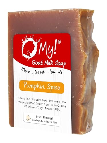 O My! Goat Milk Soap Bar 6oz | Made with Farm-Fresh Goat Milk | Free of Parabens & More | Handcrafted USA Beauty & Personal Care O My!