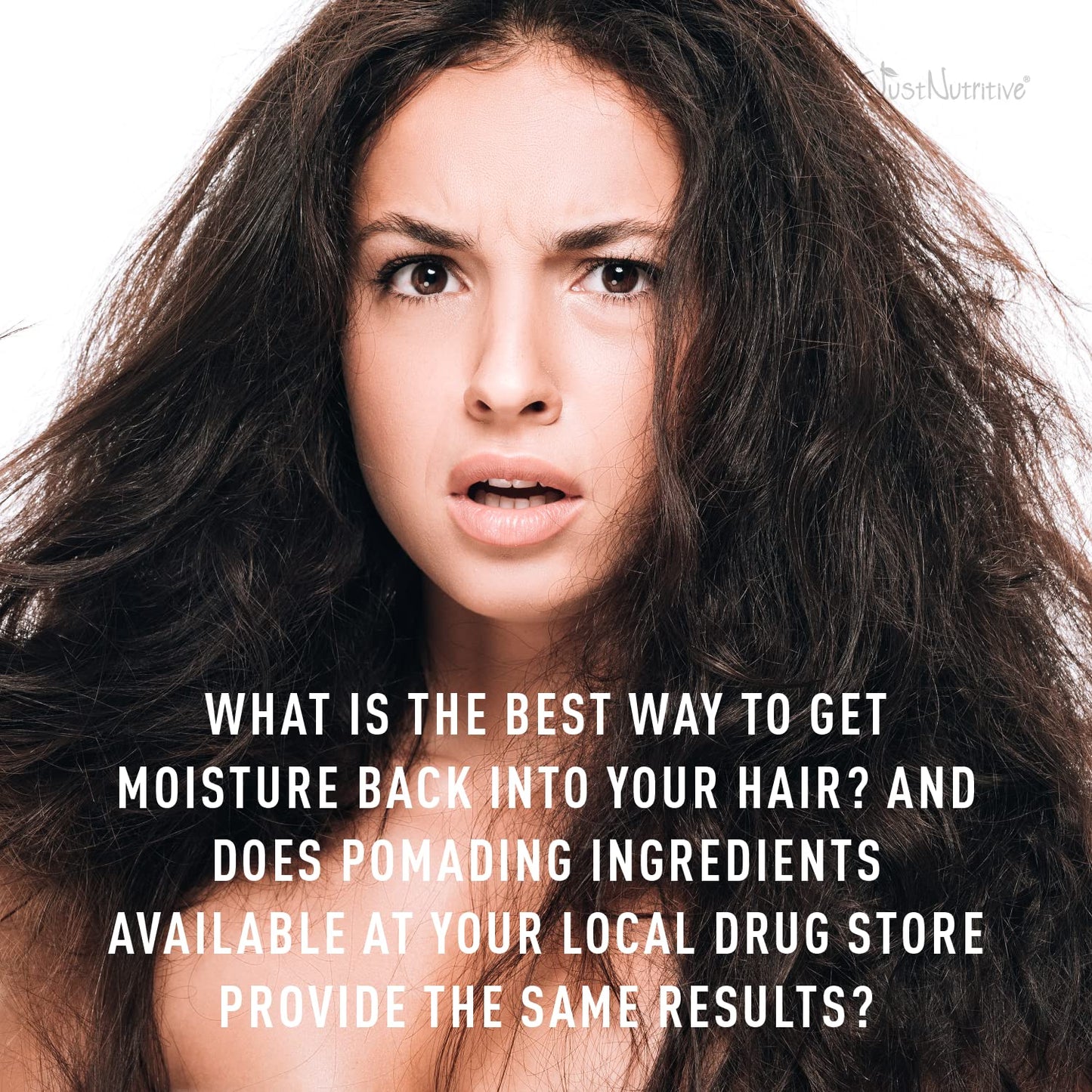 Just Nutritive Moisturizer Hair Pomade | Natural Hydrating Pomade | Hair Food For All Hair Types | Softening Cream for Men and Woman | Hair Care Beauty & Personal Care Just Nutritive