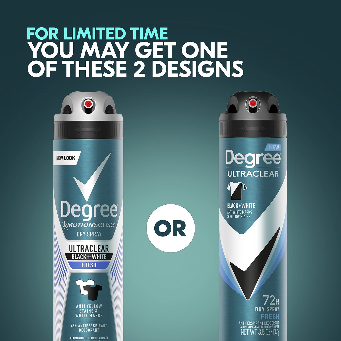 Degree Men UltraClear Antiperspirant Deodorant Dry Spray 72-Hour Sweat and Odor Protection Fresh Antiperspirant For Men With MotionSense Technology Beauty and Personal Care Degree