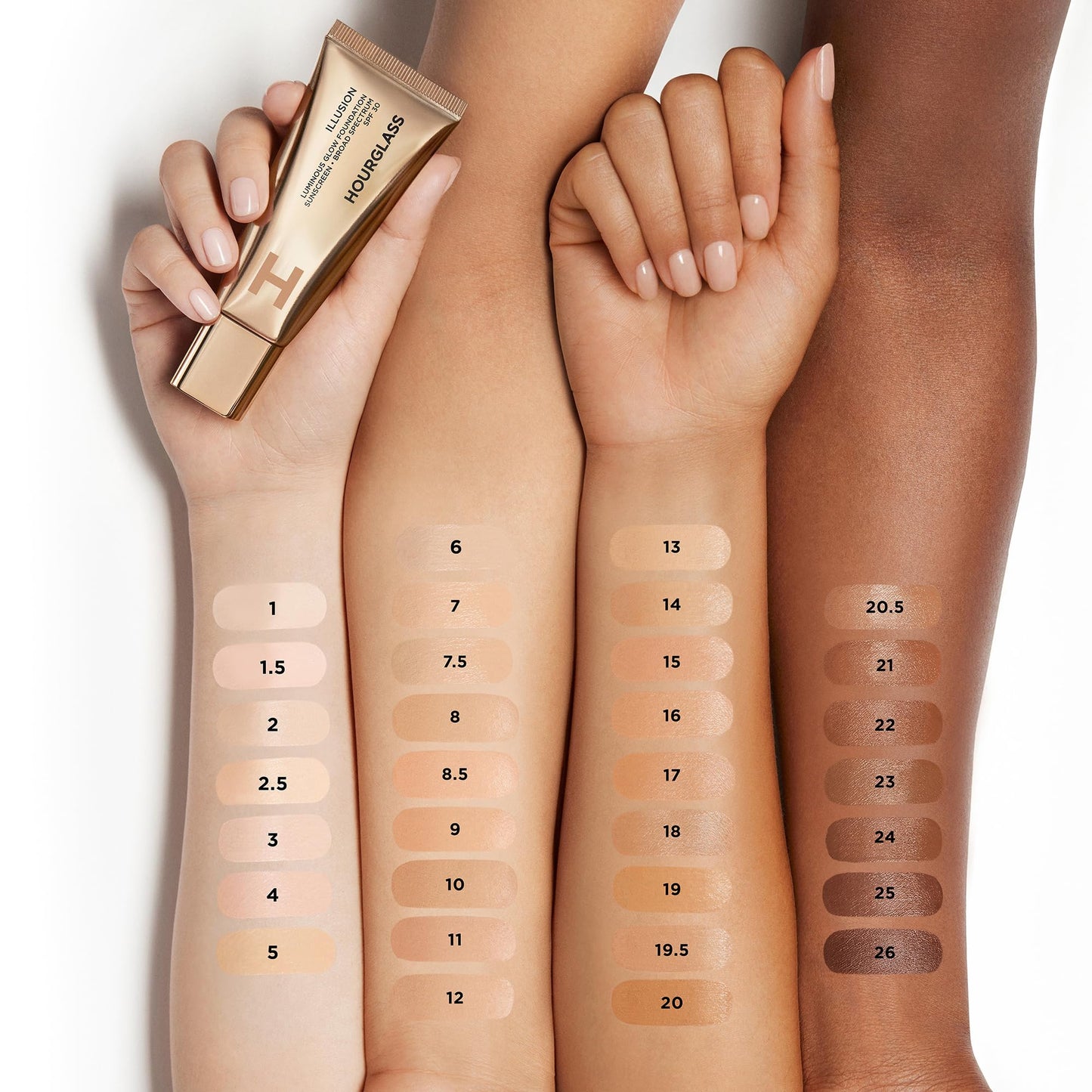 Hourglass Illusion Luminous Glow Foundation SPF 30 Beauty & Personal Care HOURGLASS