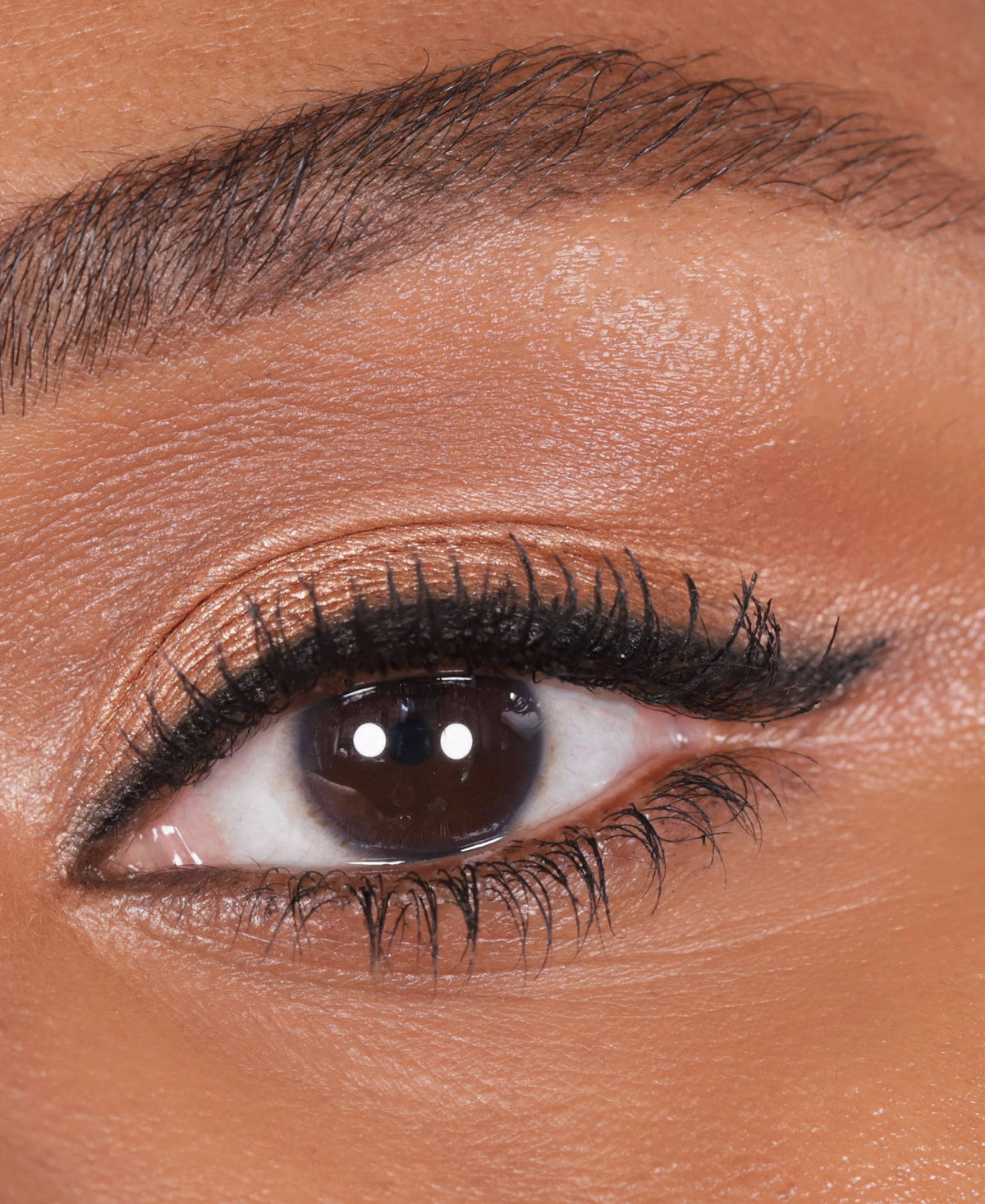 Wander Beauty Double Date Eye Shadow Duo - First Kiss/ILYSM (Golden Champagne + Burnt Terracotta) Satin Shimmer Eyeshadow