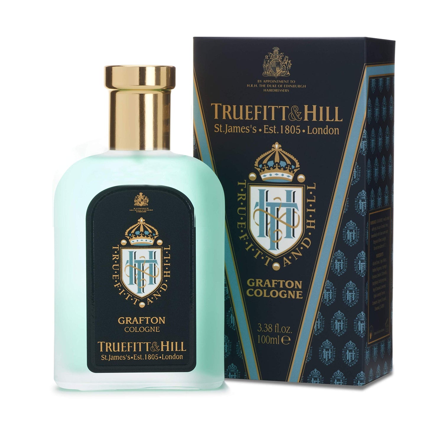 Truefitt & Hill Luxury Cologne - Grafton - Premium Long-Lasting Amber and Leather Men's Fragrance Presented in a Beautifully Etched Traditional Beauty & Personal Care Truefitt & Hill